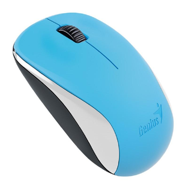 Мышь компьютерная Genius NX-7000 беспроводная, 1600 DPI,USB,2.4 GHz.синий - фото 1