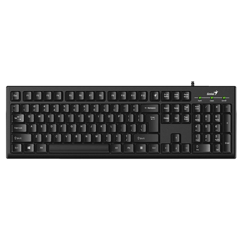 Клавиатура Genius Smart KB-100, USB, 1.5 м. черный - фото 1