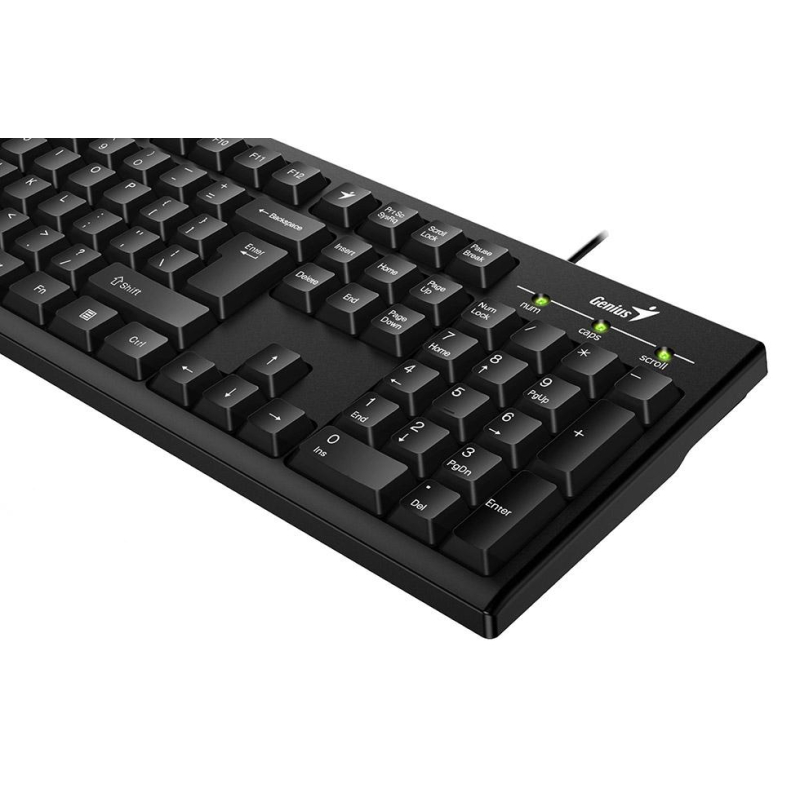 Клавиатура Genius Smart KB-100, USB, 1.5 м. черный - фото 7