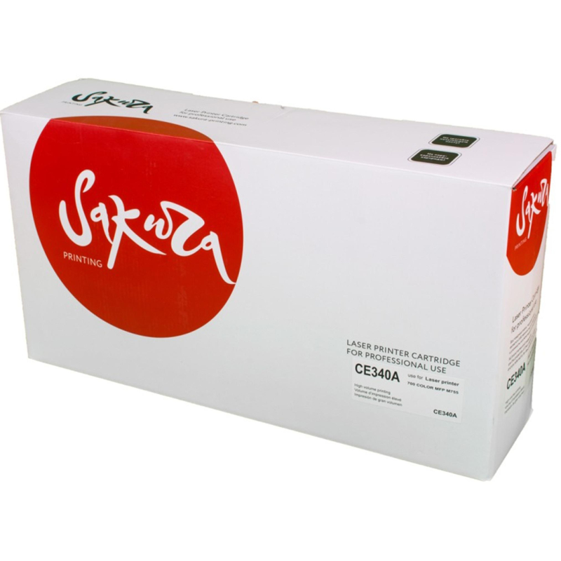 Картридж лазерный SAKURA CE340A чер. для HP LJ 700/775 - фото 2