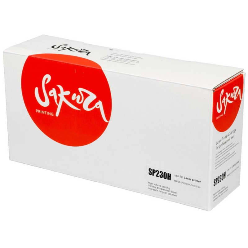 Картридж лазерный SAKURA SP230H чер. для Ricoh Aficio SP230DNw/ SP230SFNw - фото 2