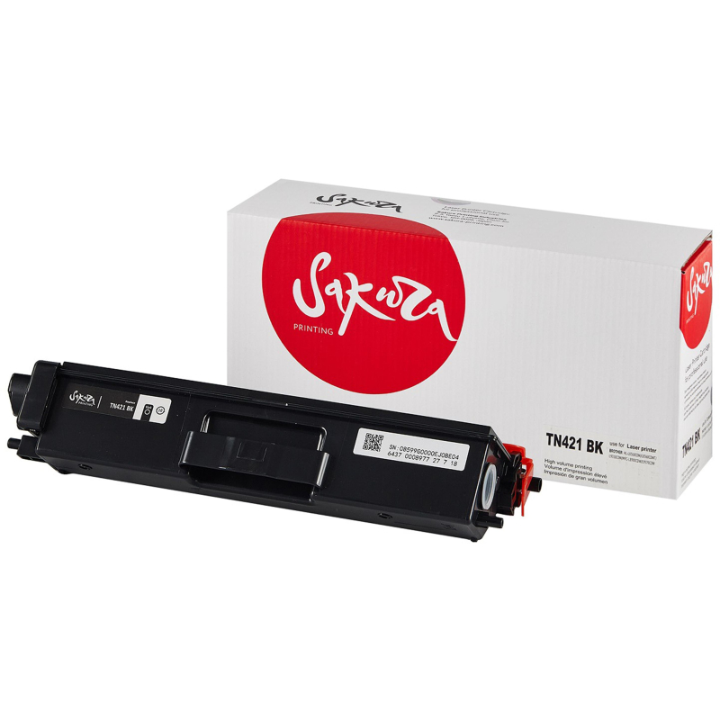 Картридж лазерный SAKURA TN-421BK чер. для Brother HL-8260DCW/DCP-8410 - фото 1