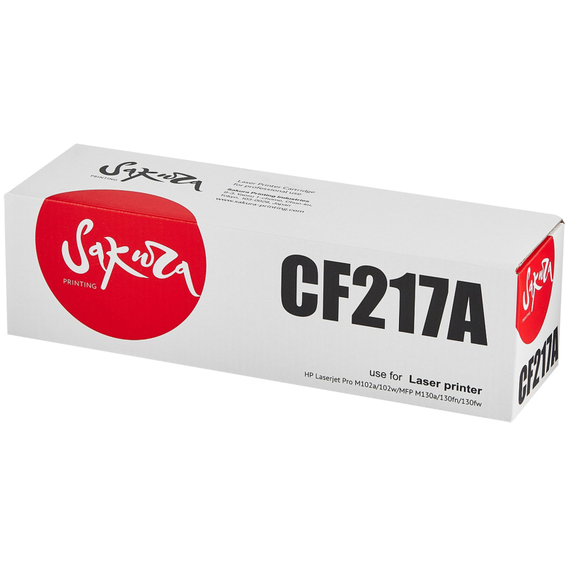 Картридж лазерный SAKURA CF217A чер. для HP LJP M102/ MFP M130 - фото 5