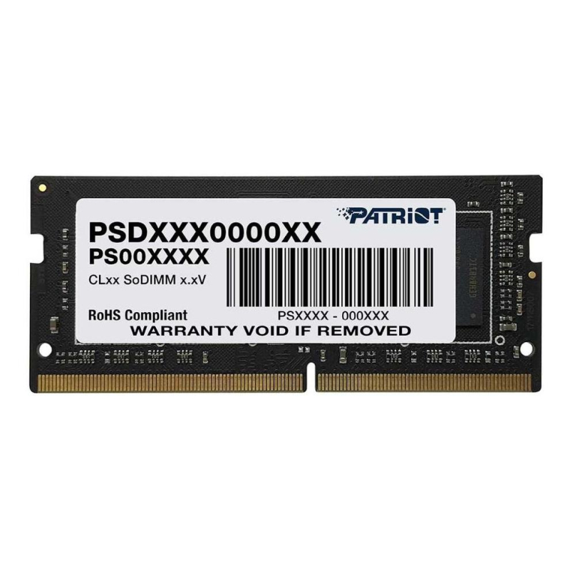 Модуль памяти Patriot DDR4 SO-DIMM 16Gb 2666МГц CL19(PSD416G266681S) - фото 1