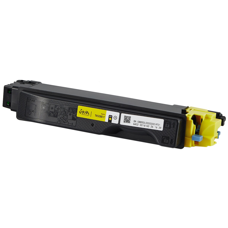 Картридж лазерный SAKURA TK-5280Y жел. для Kyocera Mita ECOSYS P6235cdn - фото 2