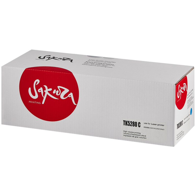Картридж лазерный SAKURA TK-5280C гол. для Kyocera Mita ECOSYS P6235cdn - фото 3