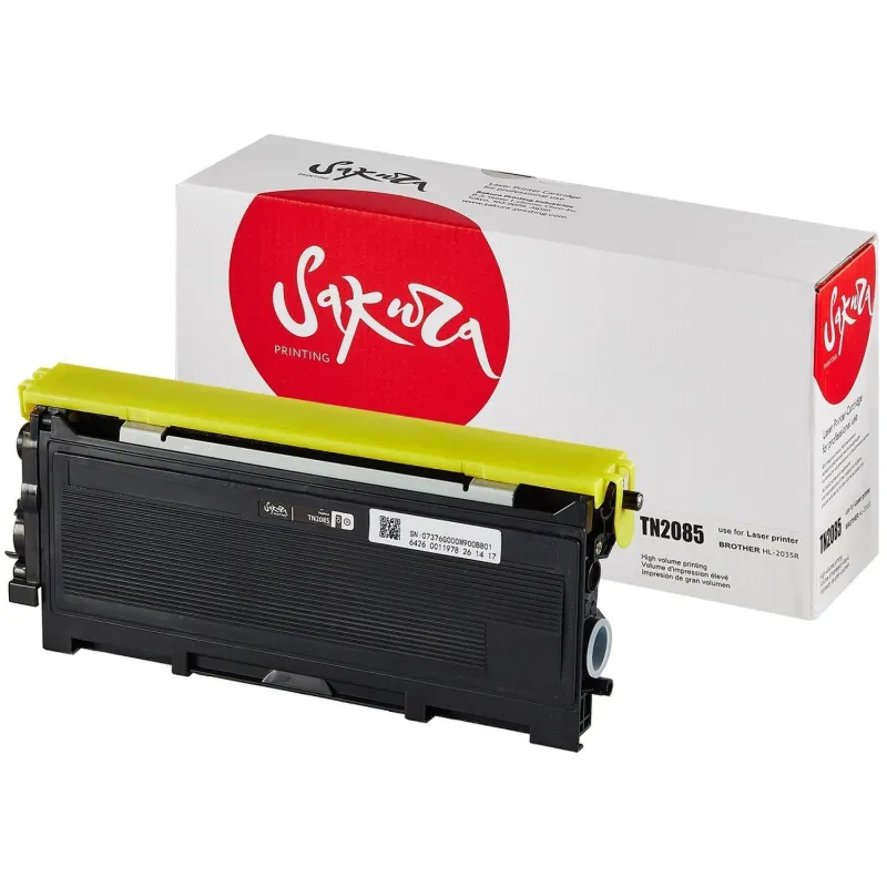 Картридж лазерный SAKURA TN-2085 чер. для Brother HL2035 - фото 1