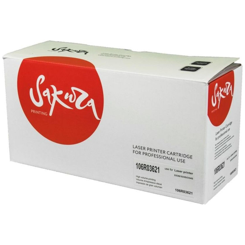 Картридж лазерный SAKURA 106R03621 чер. для Xerox Phaser 3330 - фото 2