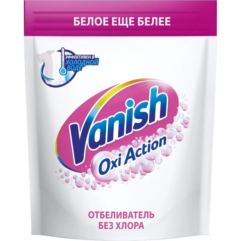 Отбеливатель Vanish Oxi Action Кристальная белизна д/бел тканей порошок 1кг - фото 1