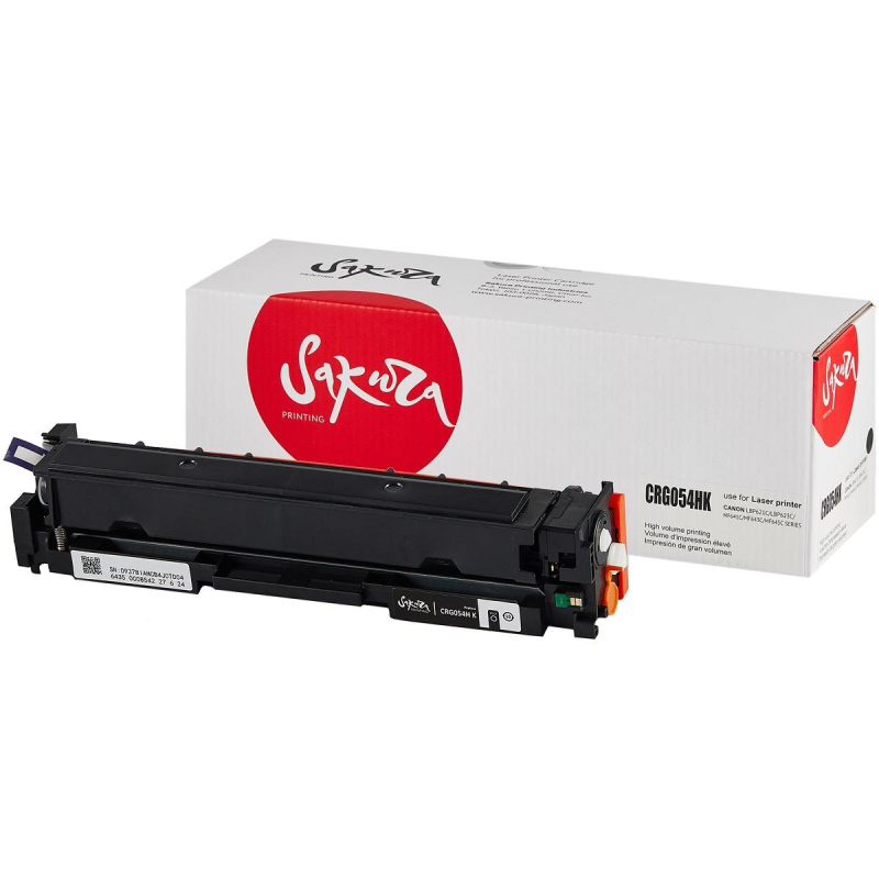 Картридж лазерный SAKURA CRG054HK чер. для Canon i-SENSYS LBP 621Cw/623Cdw - фото 1