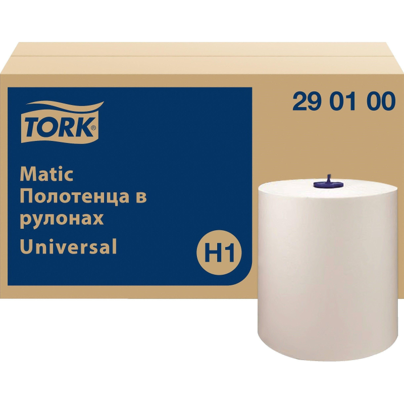 Полотенца бумажные в рулонах 1-сл. Торк Матик 6рул/уп 290100 - фото 4