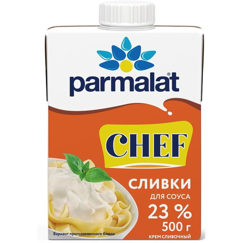 Сливки Parmalat Edge ультрапастеризованные 23% 0,5л - фото 1