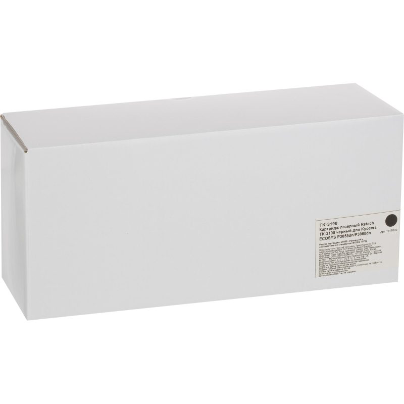 Картридж лазерный Retech TK-3190 чер. для Kyocera Ecosys P3055 - фото 2