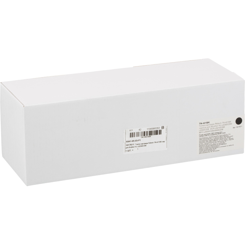 Тонер-картридж Retech TN-421BK чер. для Brother HL-L8260CDW - фото 3