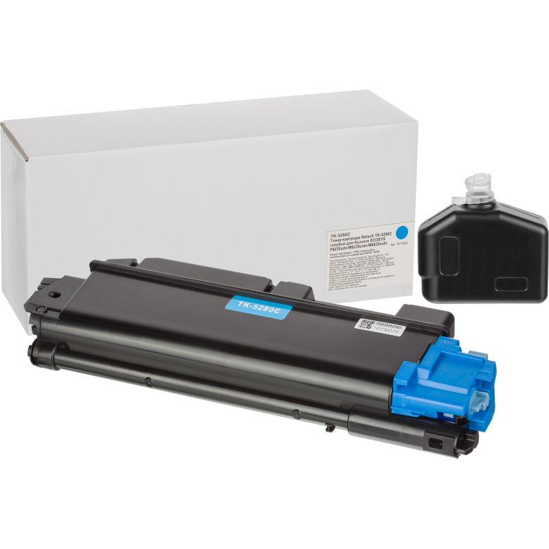 Тонер-картридж Retech TK-5280C гол. для Kyocera P6235/6635 - фото 1