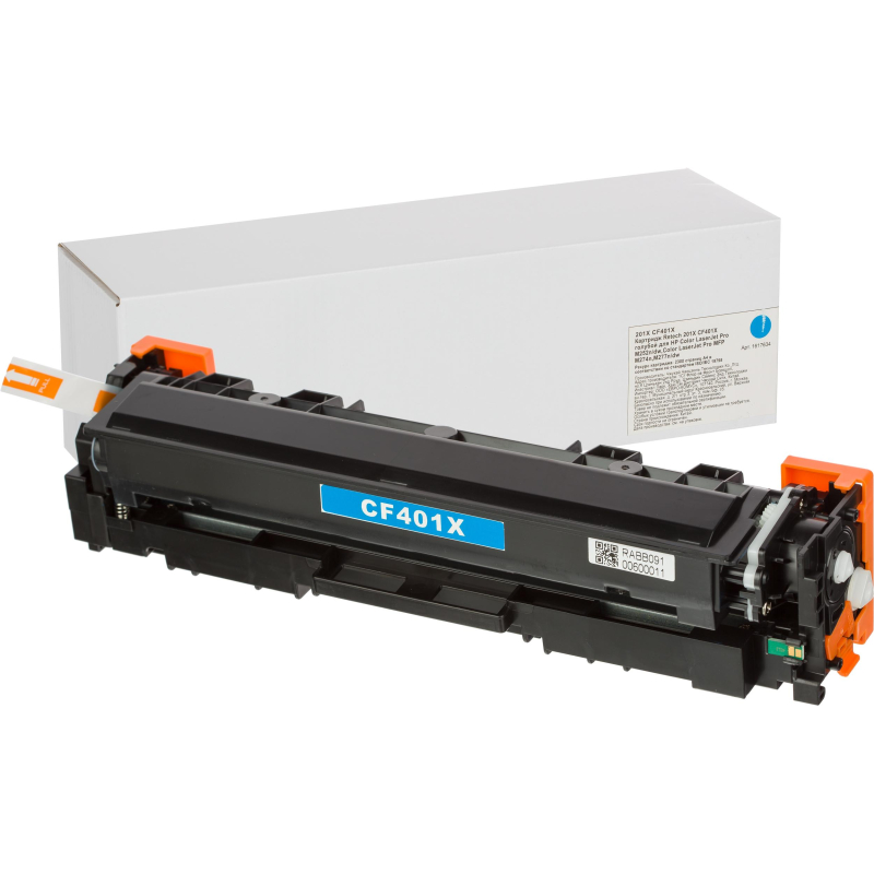 Картридж лазерный Retech 201X CF401X гол. для HP CLJ Pro M252/M277 - фото 1