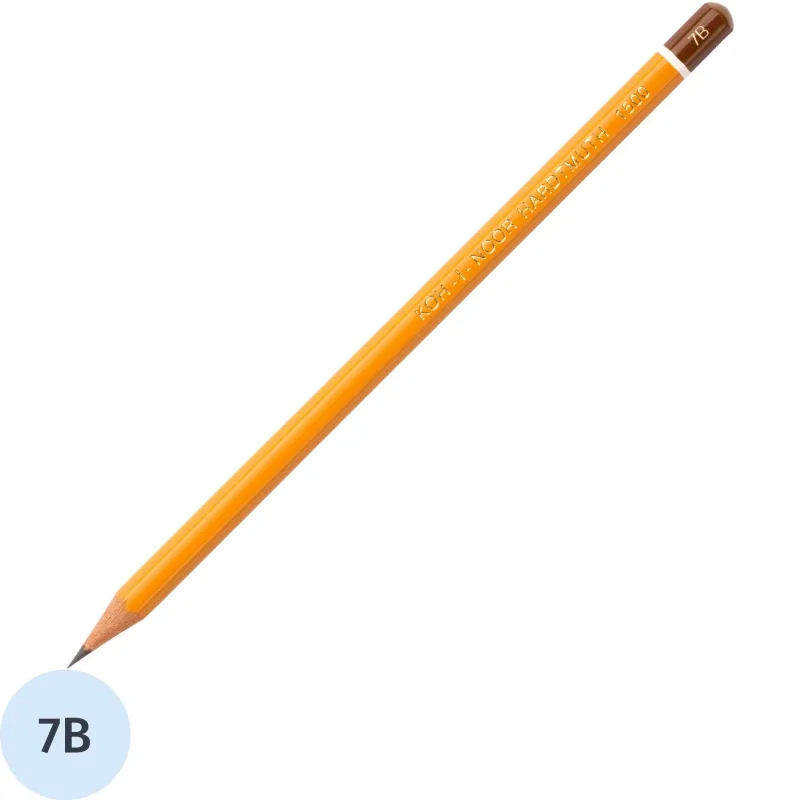 Карандаш чернографитный KOH-I-NOOR 1500/7B, б/ласт,  150007B01170RU - фото 1