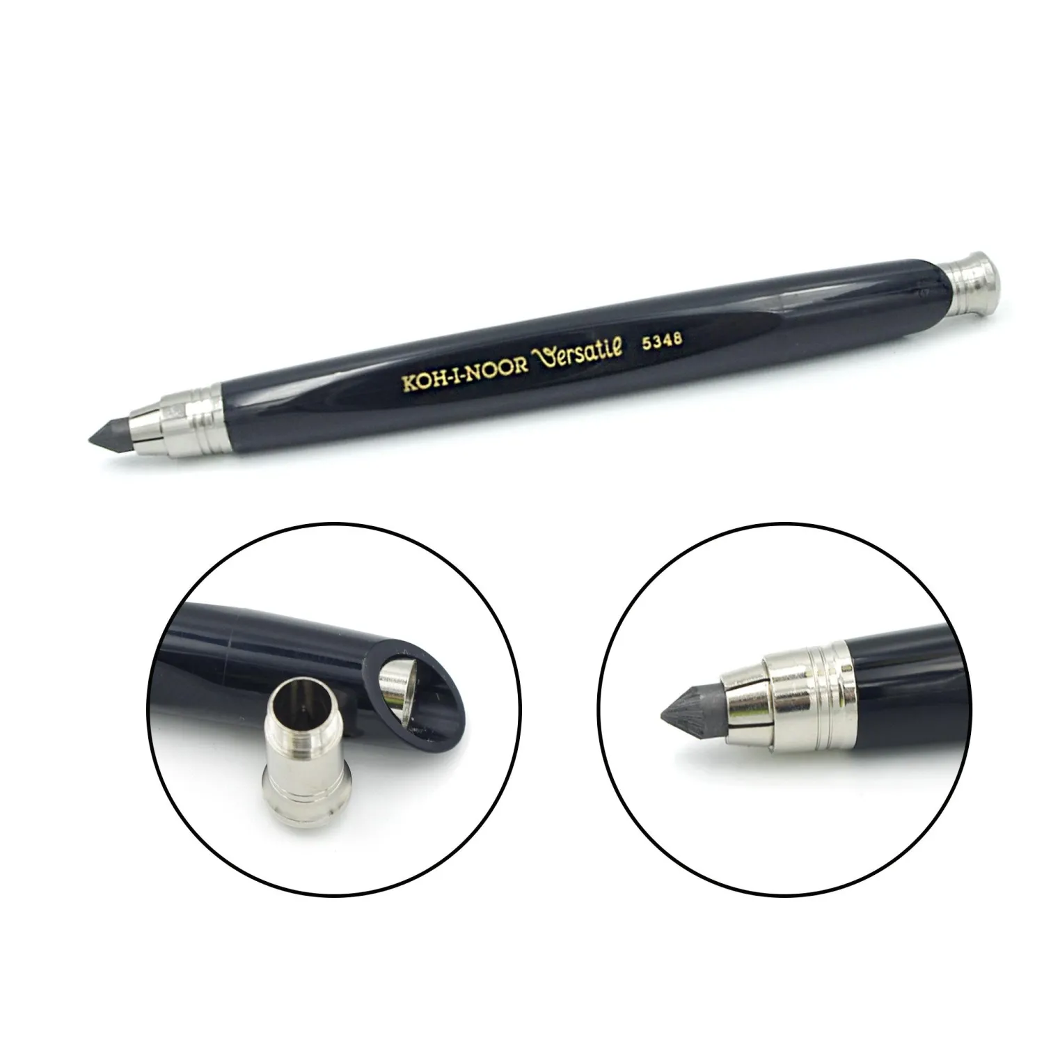 Карандаш цанговый KOH-I-NOOR VERSATIL 5348 5,6мм  пластик черн 5348PN1005KK - фото 4