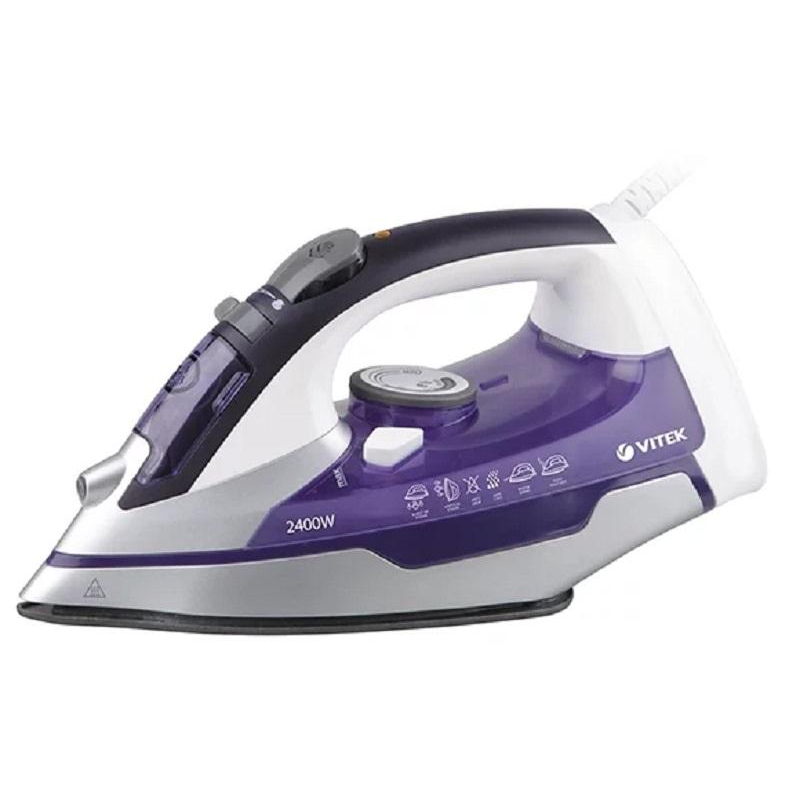 Утюг VITEK 1257-VT-02, мощность 2400 вт, материал подошвы UniCera - фото 2