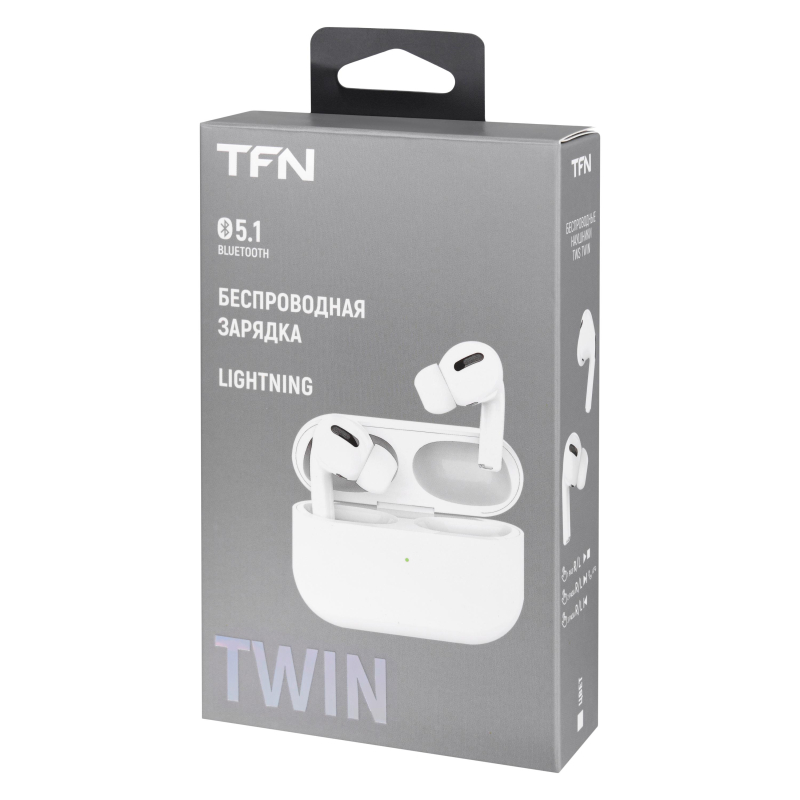 Наушники TFN Twin White - фото 3
