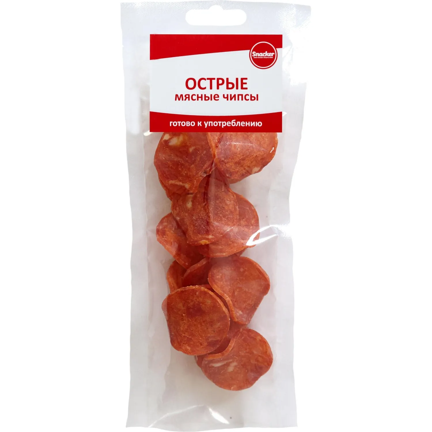 Снеки Чипсы мясные Snacker острые, 50г - фото 1