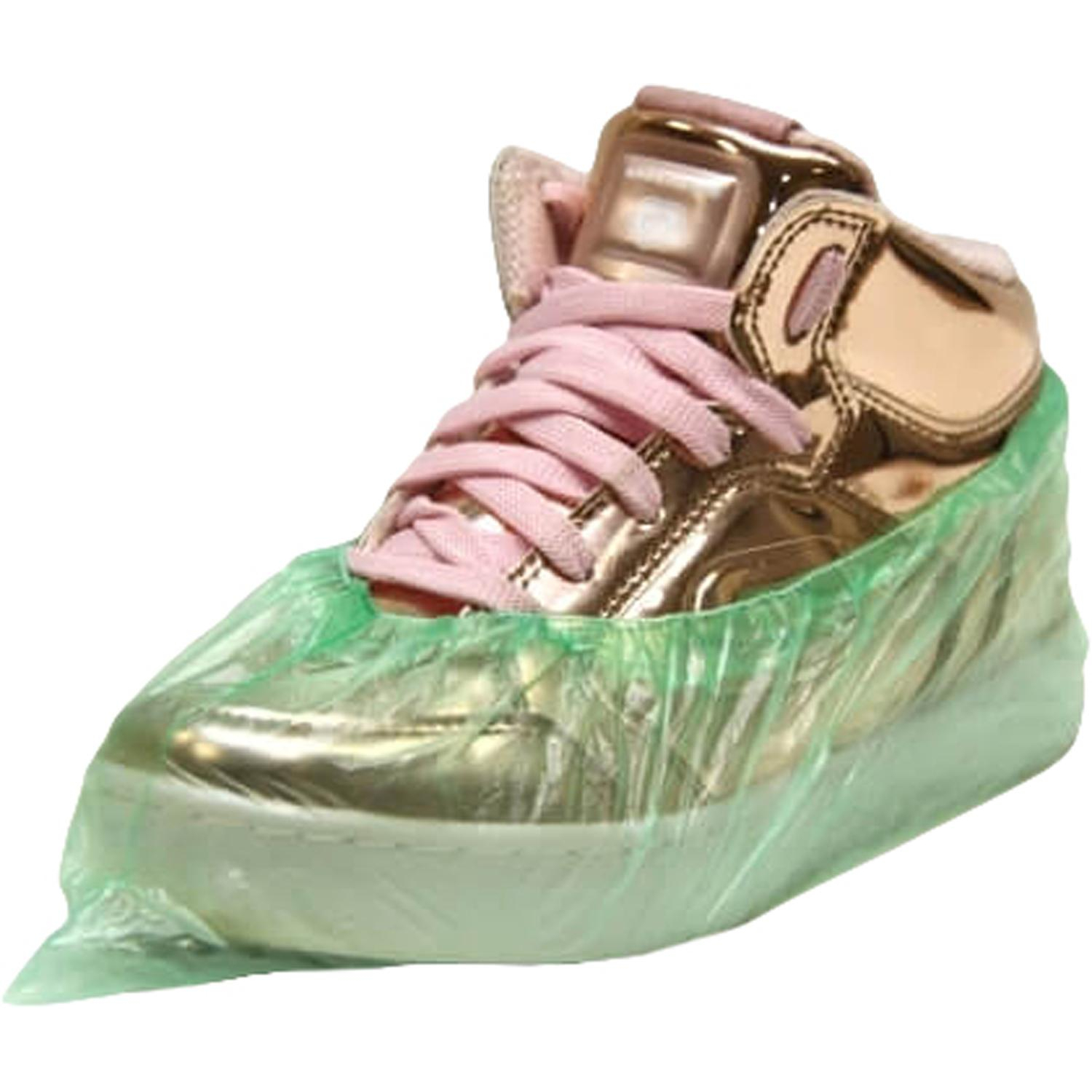 Бахилы детские н/с, п/э, Стандарт 1У,  1,6г, зеленый, 50 пар/уп - фото 3