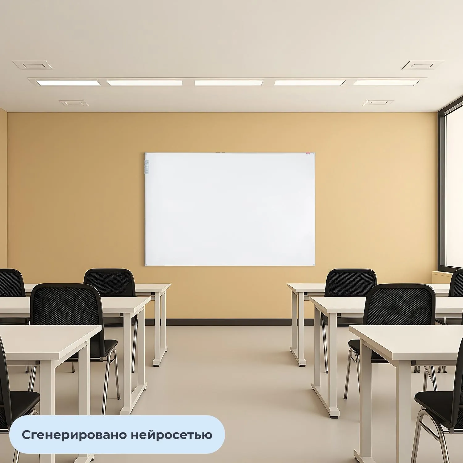 Доска магнитно-маркерная Attache Economy 120х180см лак, алюм.рама - фото 11