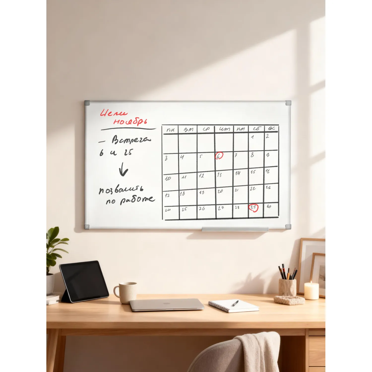 Доска магнитно-маркерная Attache Classic 60х90 лак, ПВХ профиль - фото 9