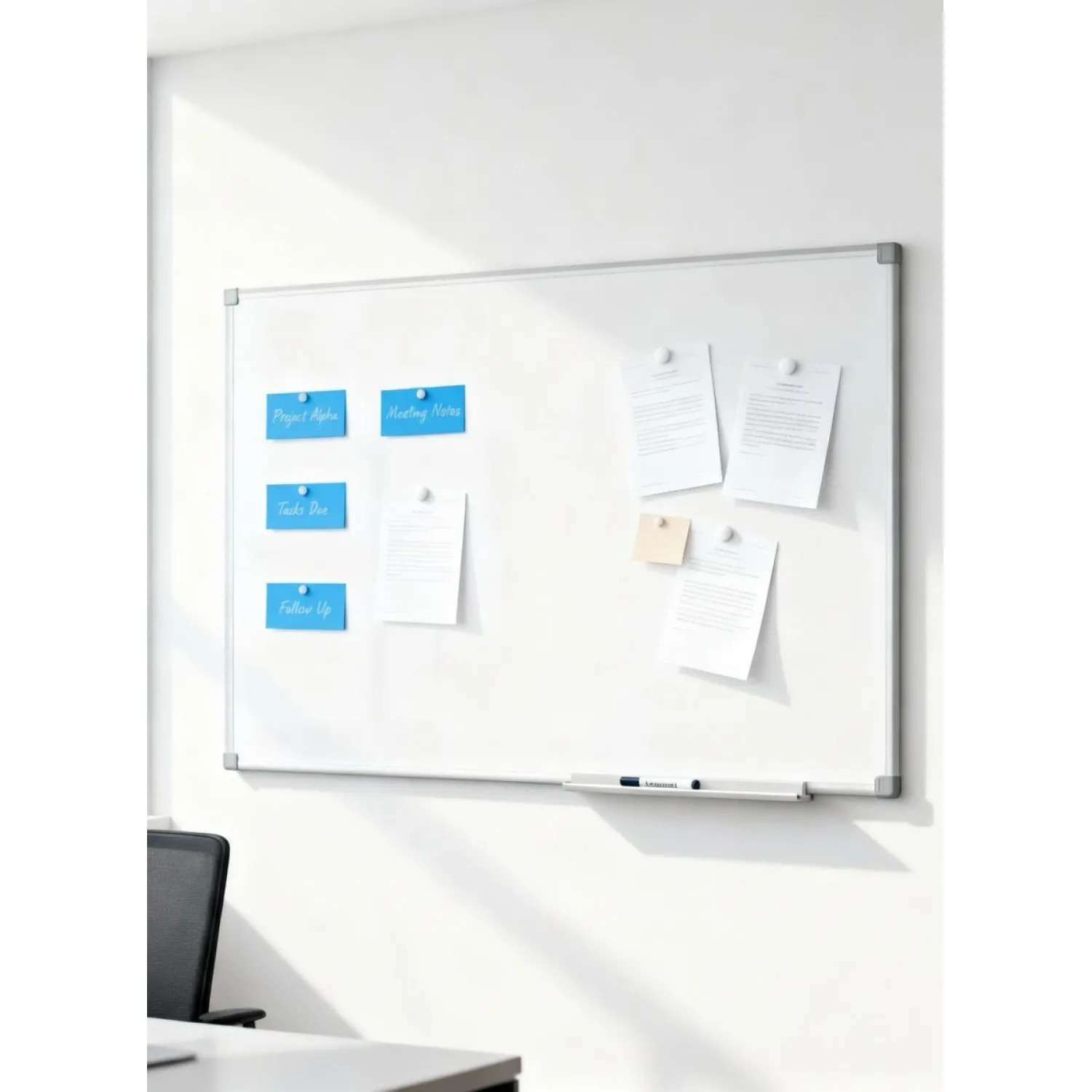 Доска магнитно-маркерная Attache Classic 60х90 лак, ПВХ профиль - фото 11