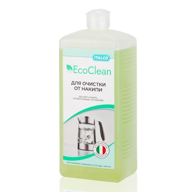 Средство для удаления накипи Italco EcoClean, для кофемашин 1000 мл - фото 1