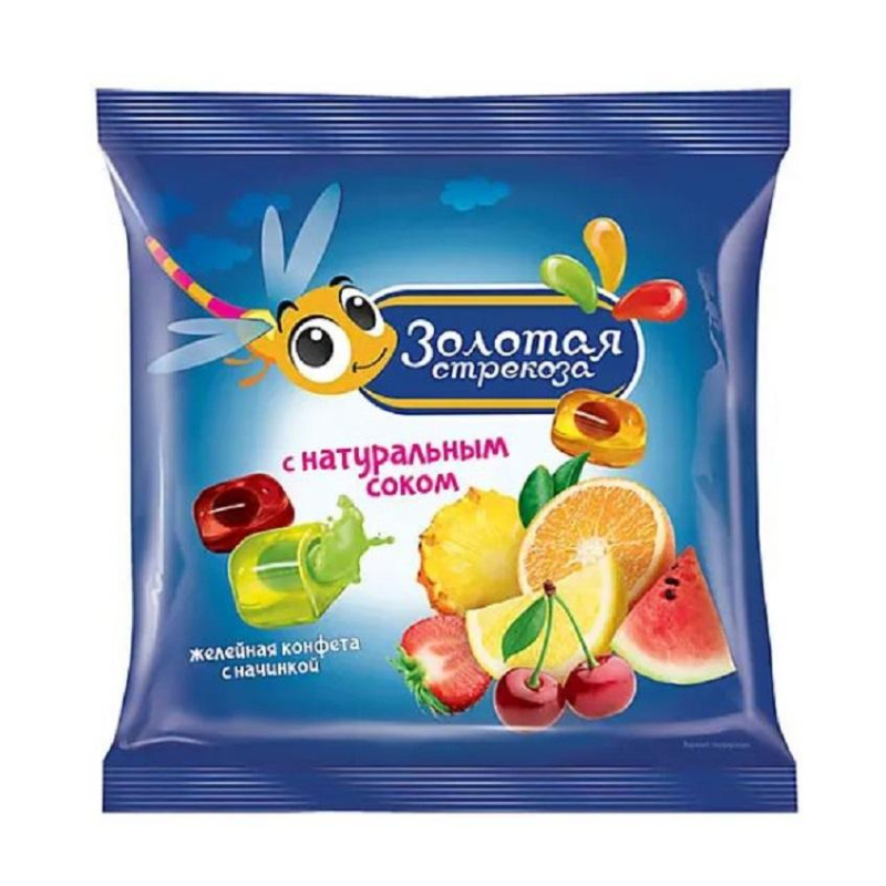 Конфеты желейные Золотая стрекоза, 500г (ВК281) - фото 1