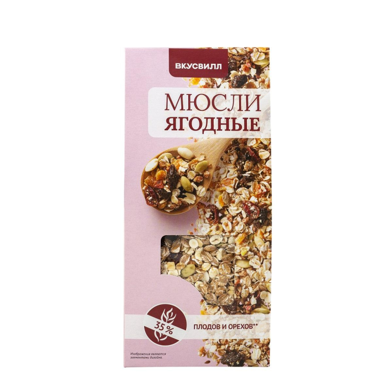 Мюсли Вкусвилл Ягодные, 300г - фото 1