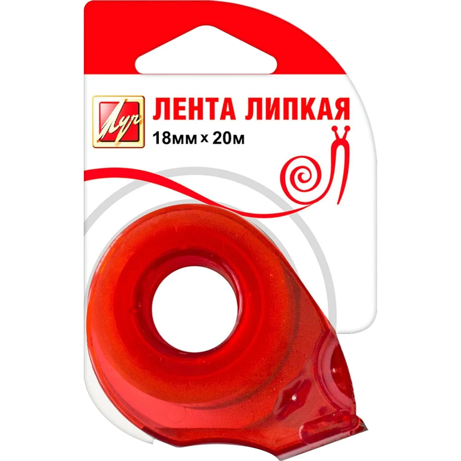 Диспенсер для канцелярской ленты Луч с лентой 18мм х 20м 18С1228-08 - фото 1