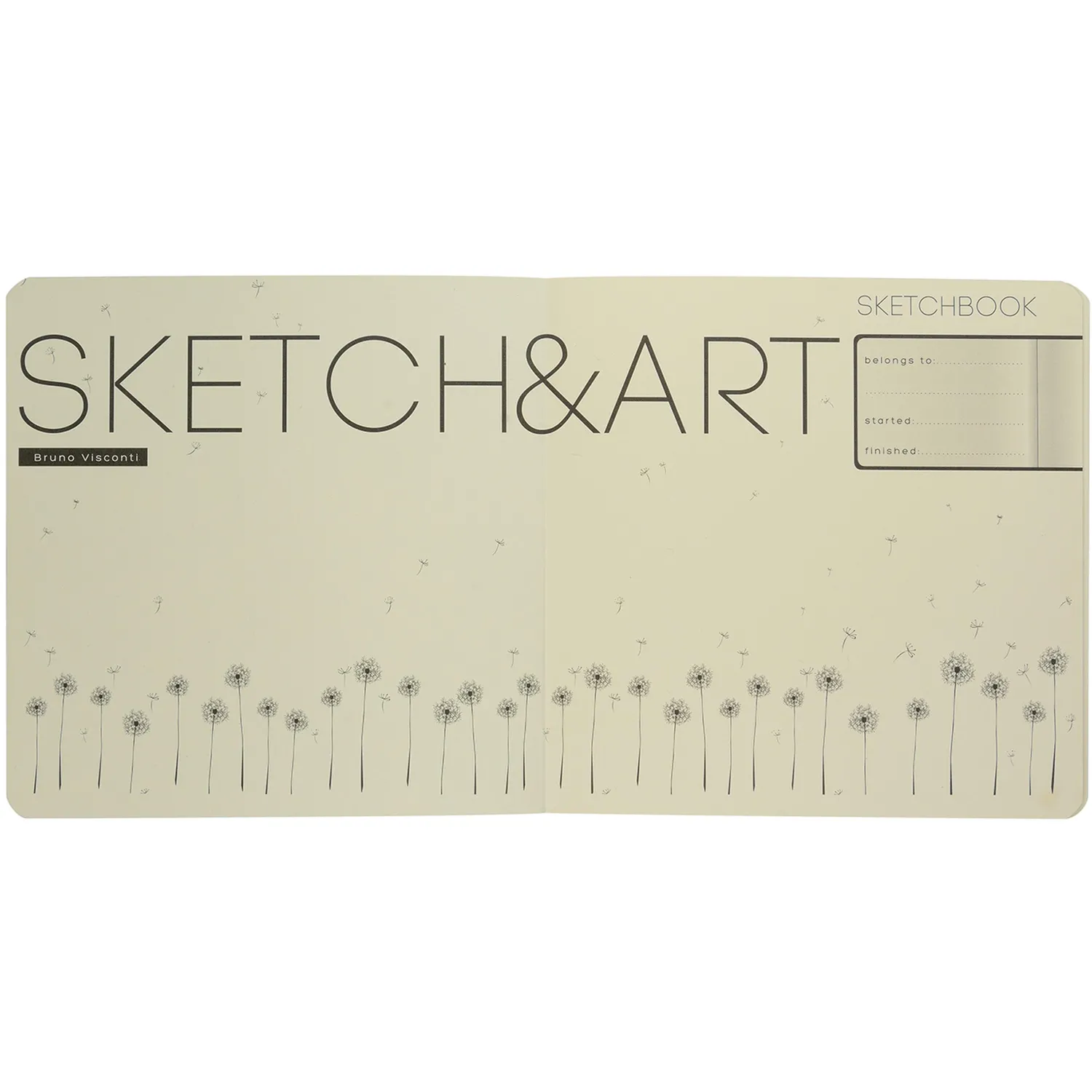 Скетчбук S&A ZEFIR 145х145 100л БЕЖ 100г книж.перепл.мягк.розовый 1-506/04 - фото 13