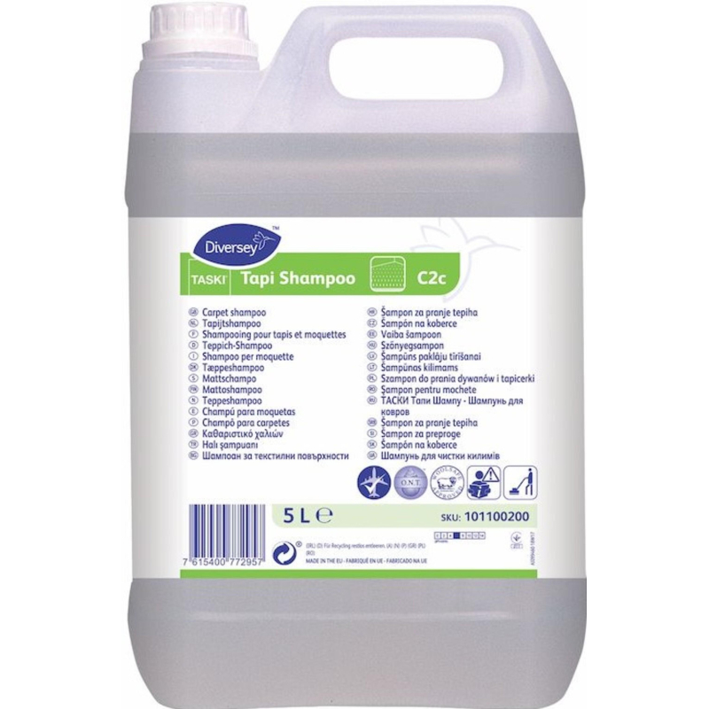 Профхим ковры пятновывод пенн д/сух чистки Diversey/TASKI Tapi Shampoo, 5л - фото 1