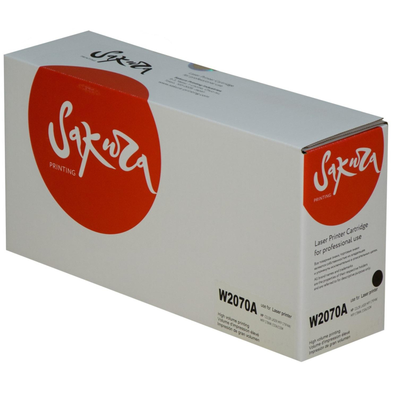 Картридж лазерный SAKURA W2070A чер. для HP 150/MFP 178/179 - фото 1