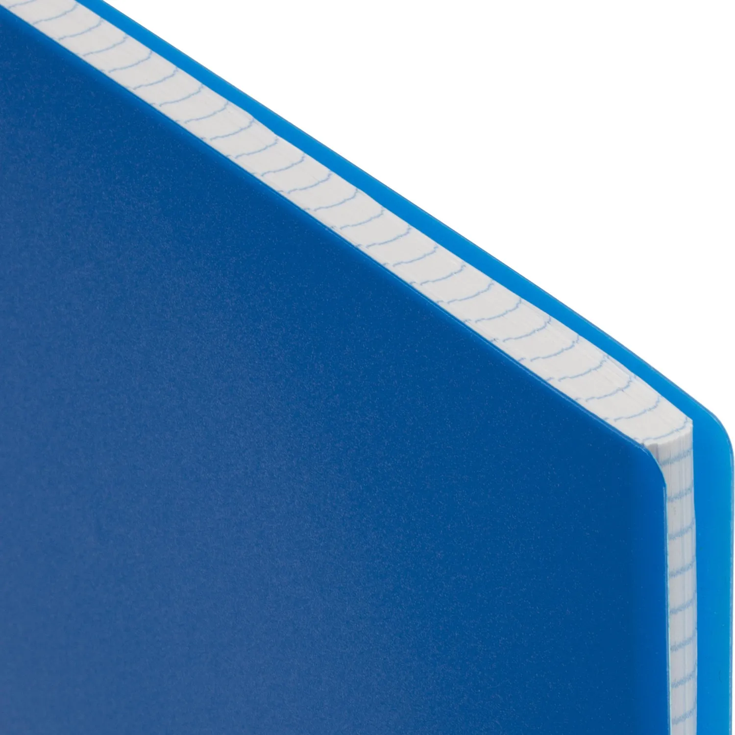 Бизнес-тетрадь А4 96л. Attache Economy, гребень,пласт.обл,синий, клетка - фото 3