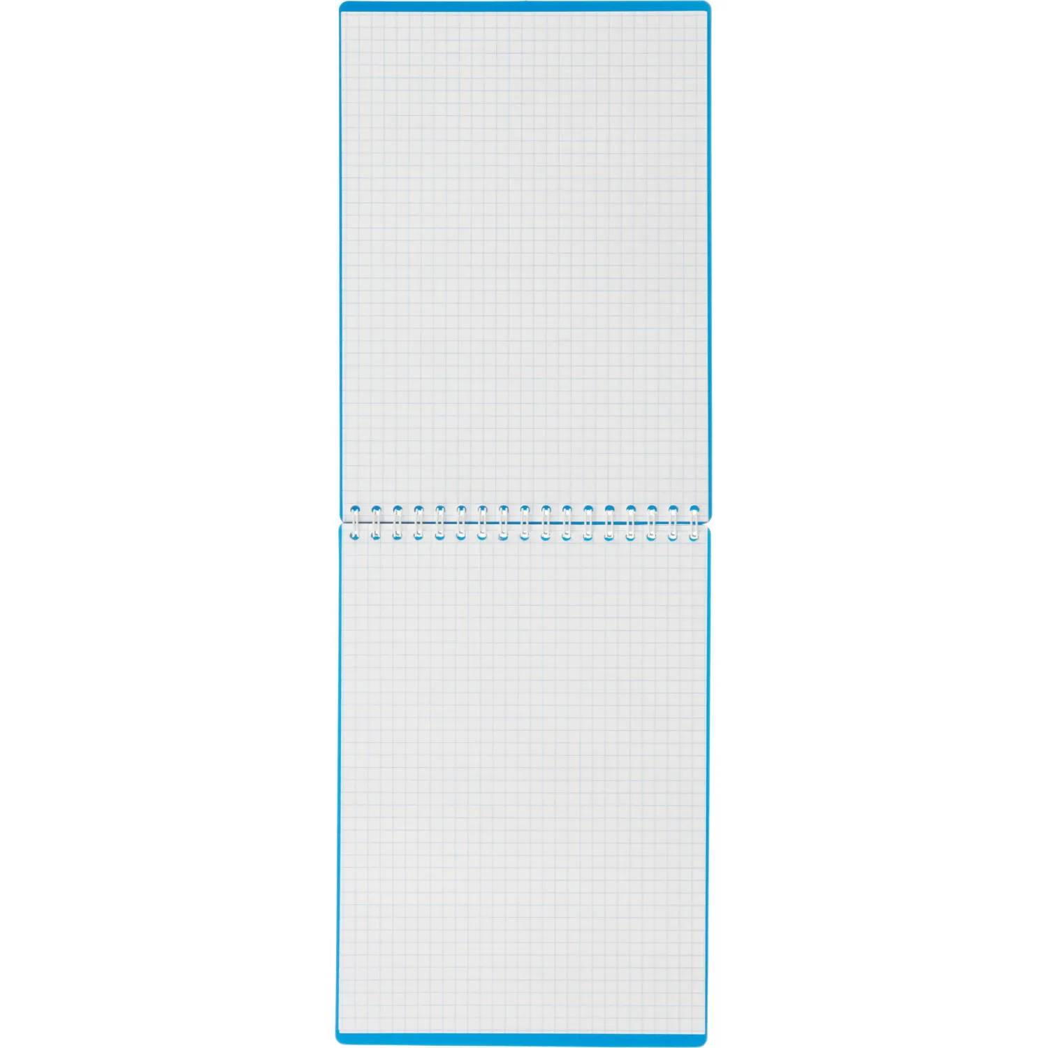 Блокнот А5 80 л. Attache Economy, мет.гребень,пласт.обл,синий, клетка - фото 6