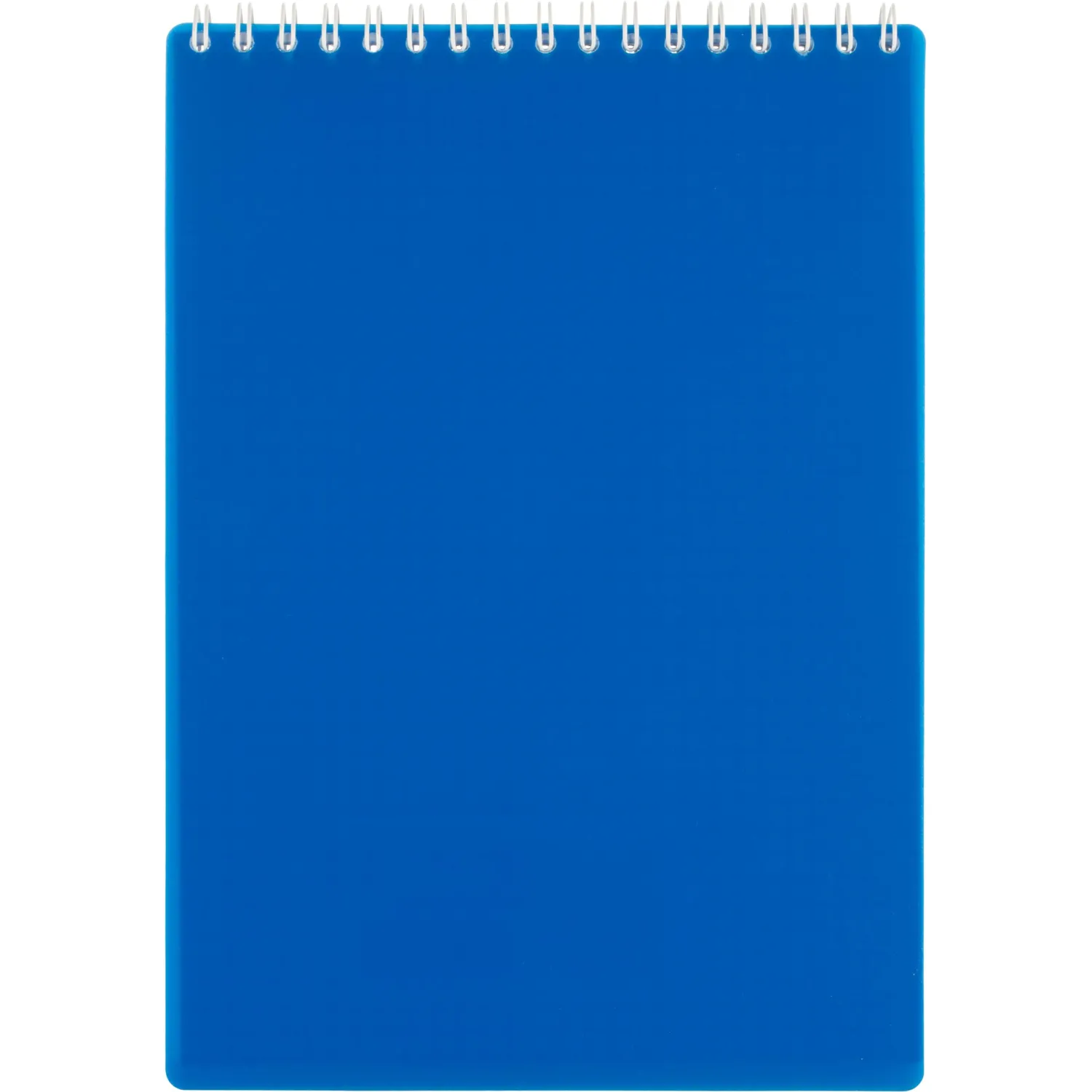 Блокнот А5 80 л. Attache Economy, мет.гребень,пласт.обл,синий, клетка - фото 8