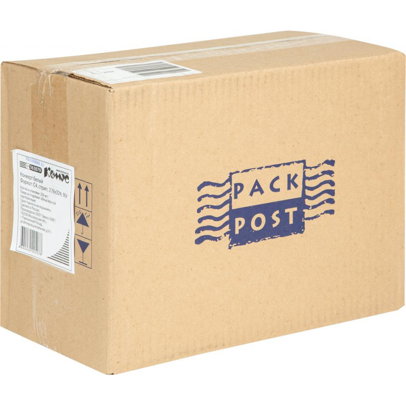 Конверт белый С4 стрип 229х324 90г КОМУС 250шт/ уп - фото 6