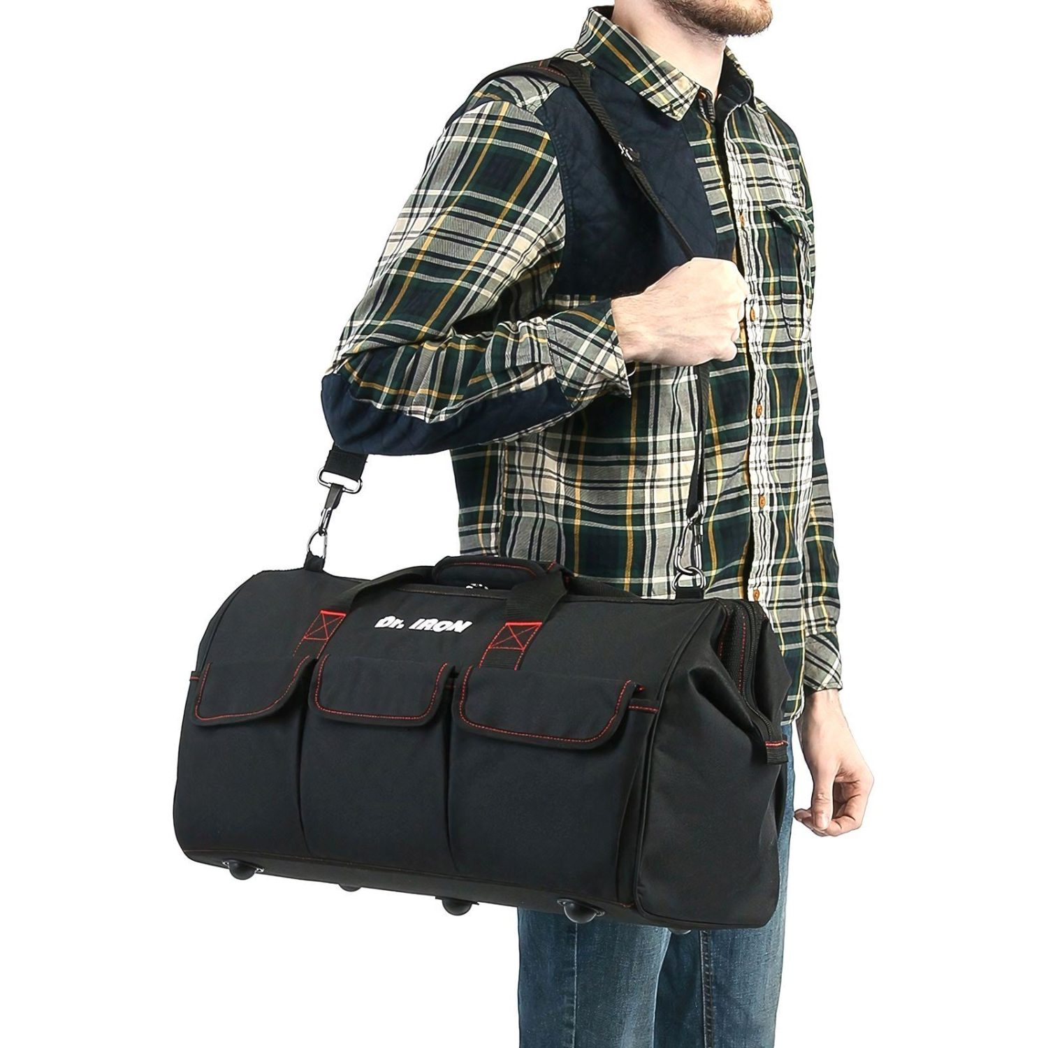 Сумка для инструмента с ремнем 50х23х30 Dr.IRON (DR1027) - фото 8