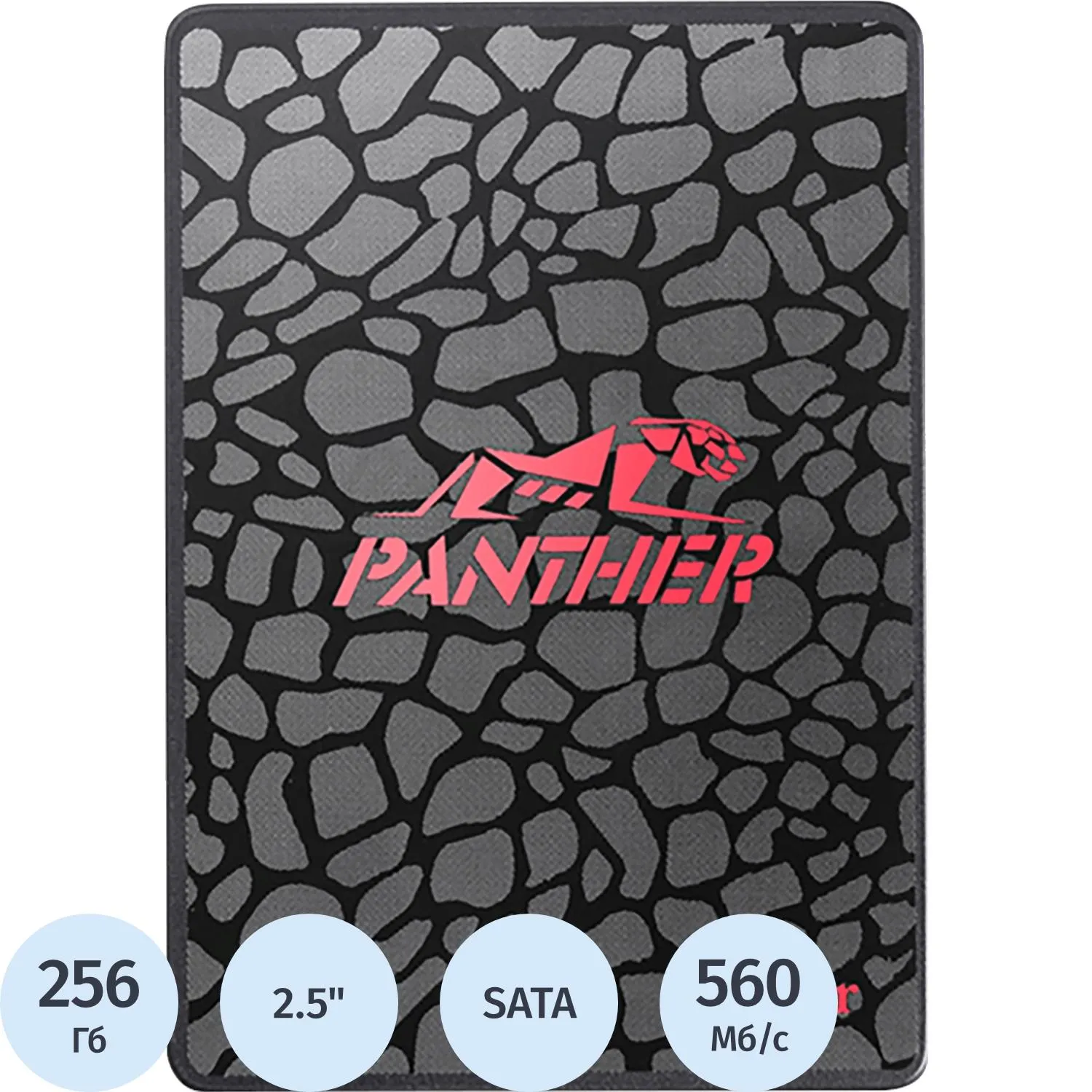 SSD накопитель Apacer Panther AS350 256GB 2.5, SATA(AP256GAS350-1) - фото 1