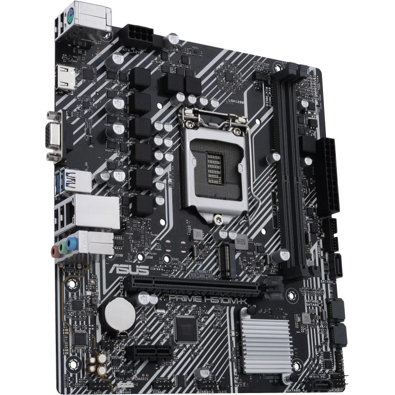 Материнская плата Asus PRIME H510M-K s1200 2xDDR4 mATX VGA+HDMI - фото 3