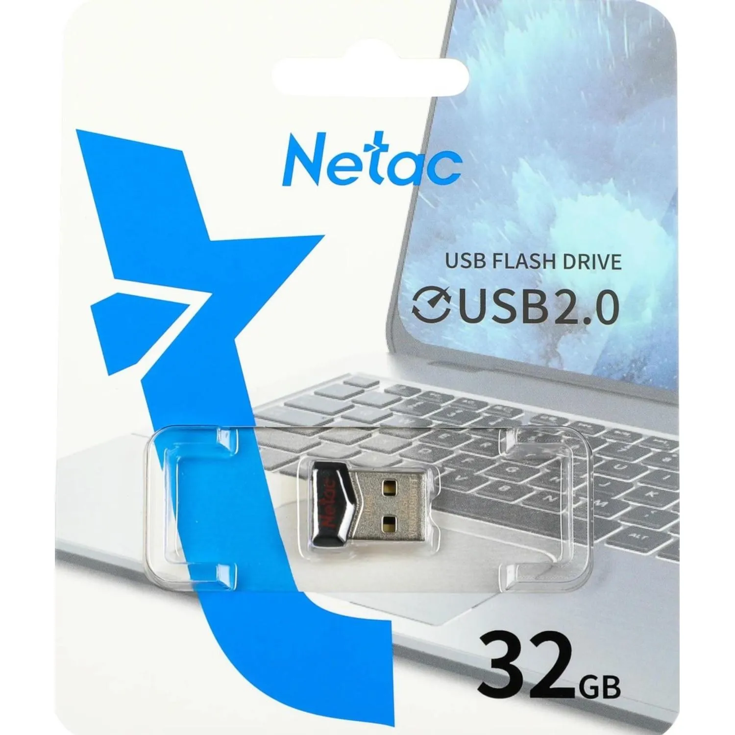 Флеш-память Netac UM81 USB2.0 Ultra compact Flash Drive 32GB - фото 4