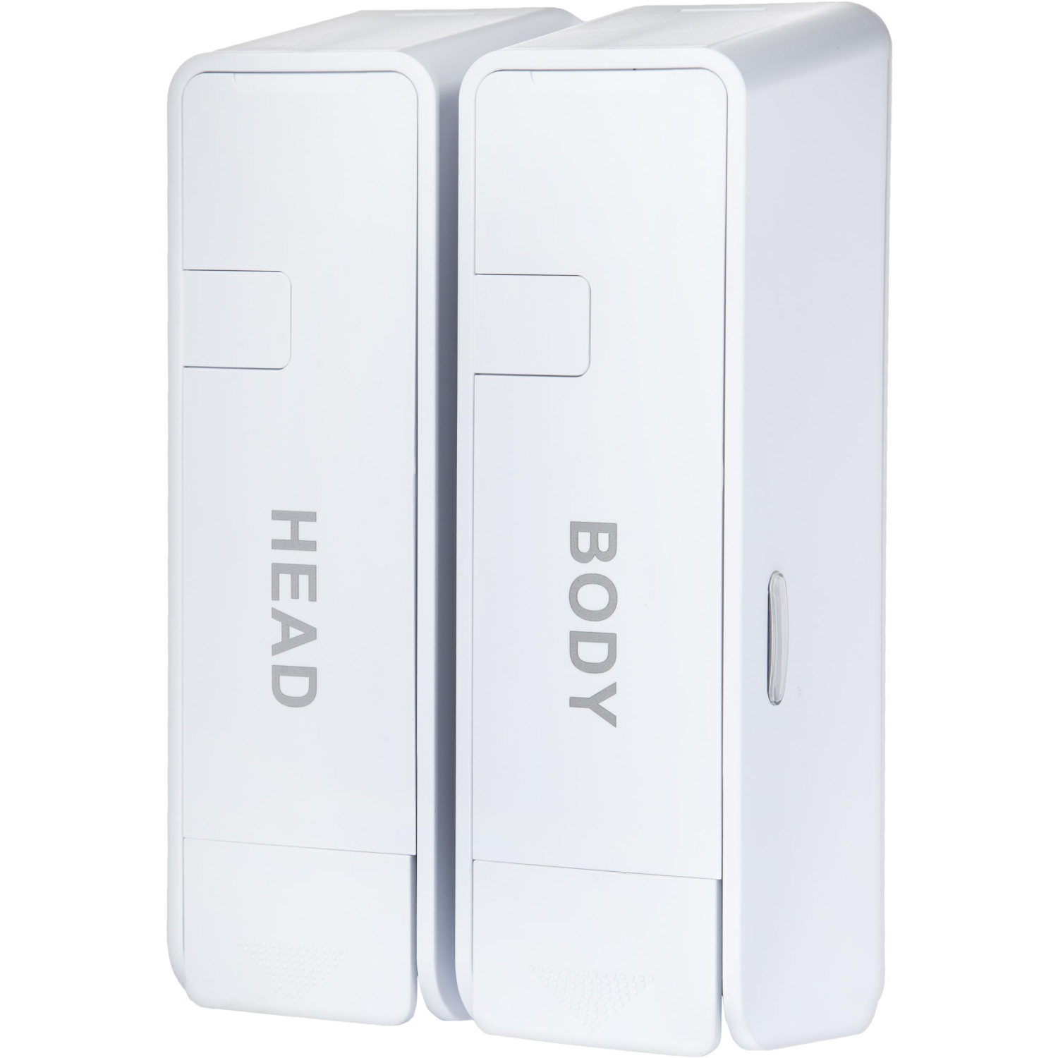 Дозатор для жидкого мыла 2x380мл пластик белый M-9029W-2 - фото 1