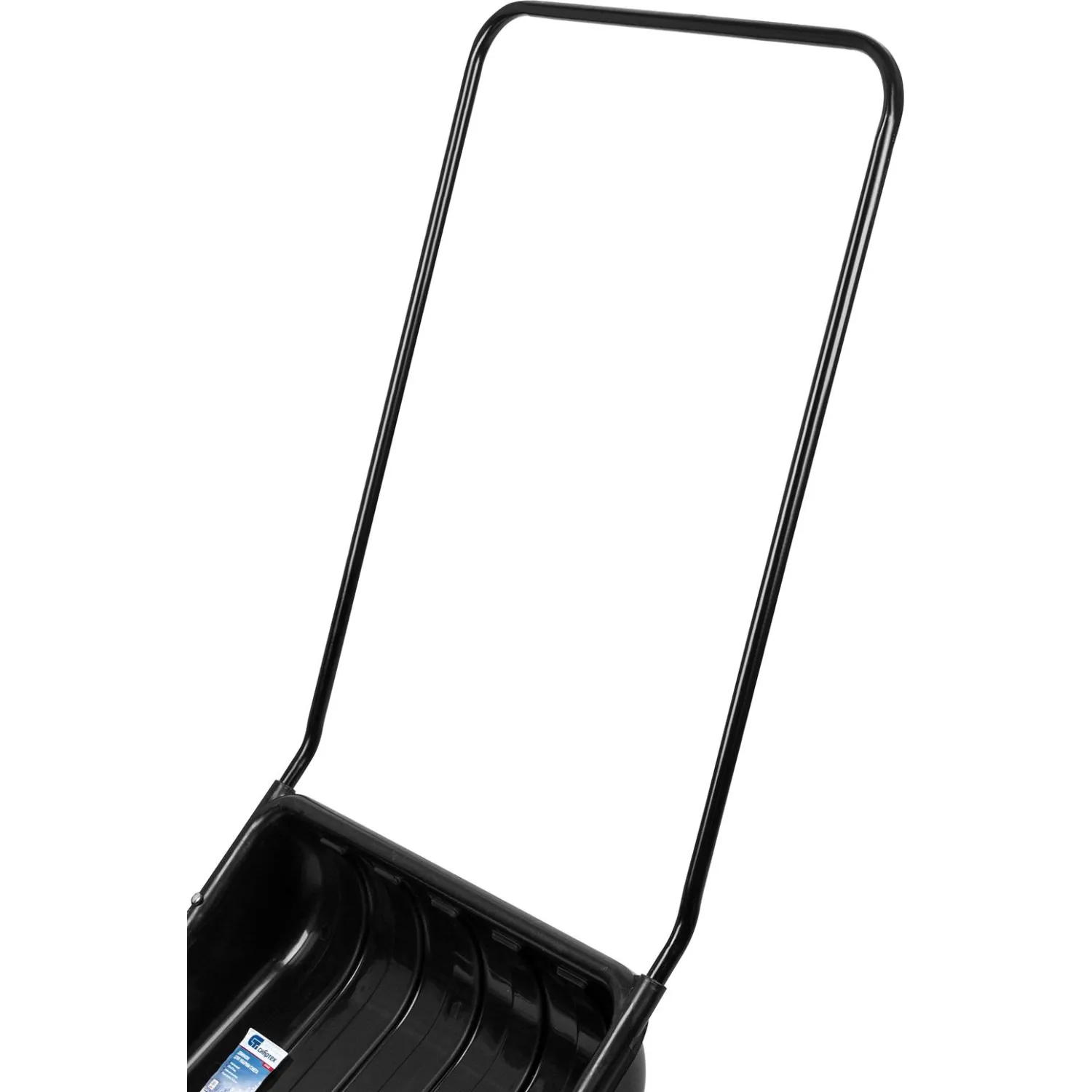 Движок для уборки снега пластик 690х470х1420мм стальн рукоят Сибртех 61642 - фото 5