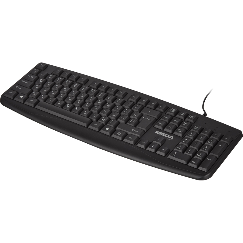 Клавиатура ProMega E-KB721 черная, USB, 104кн - фото 3