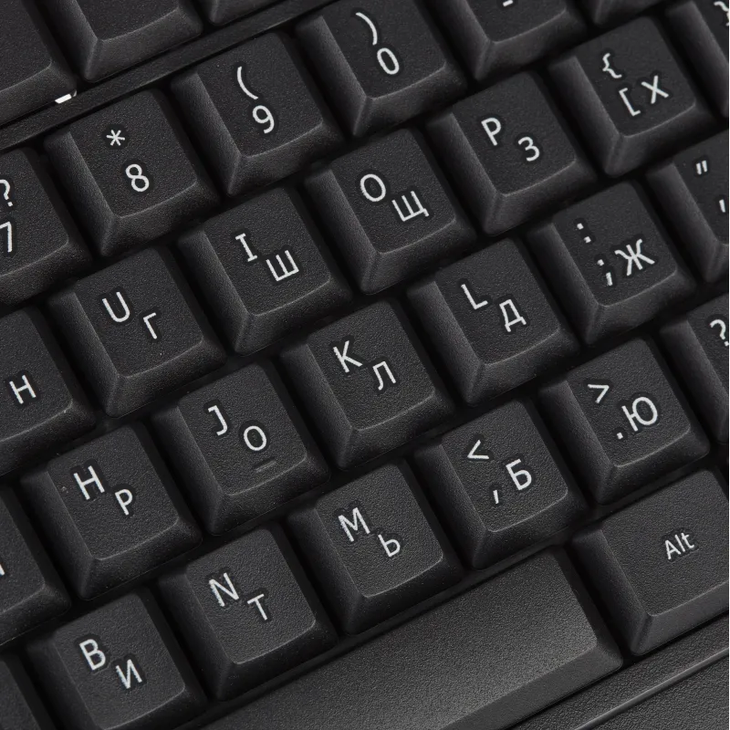 Клавиатура E-KB721 черная, USB, 104кн BT-JKB-003/E-KB721 - фото 10