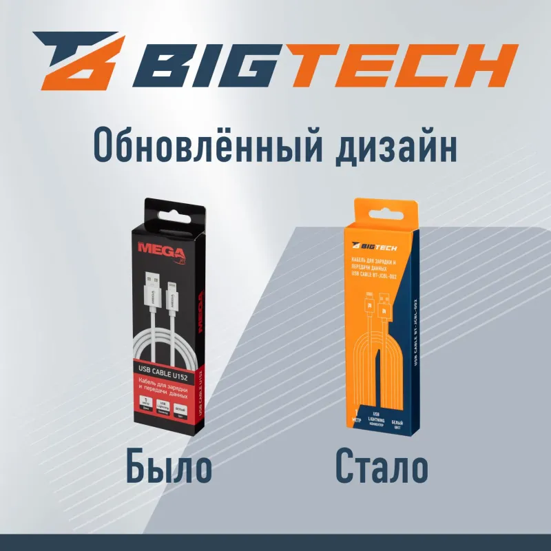 Кабель 2,4A, 1м, USB - Lightning, TPE, белый BT-JCBL-002/U152 - фото 2