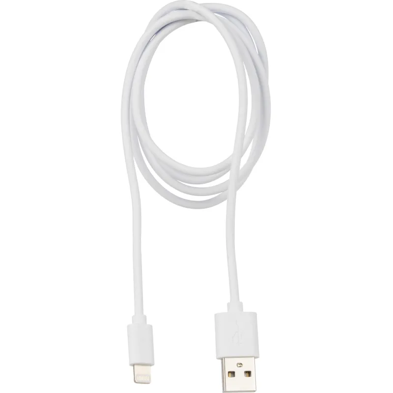 Кабель 2,4A, 1м, USB - Lightning, TPE, белый BT-JCBL-002/U152 - фото 3